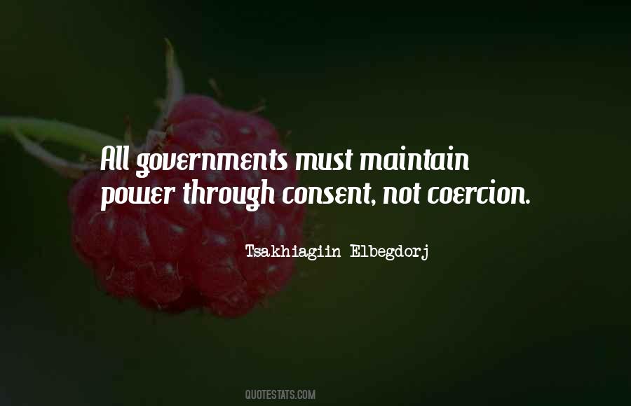 Quotes About Coercion #1021130