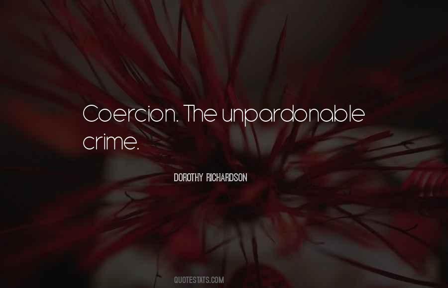 Quotes About Coercion #1604360