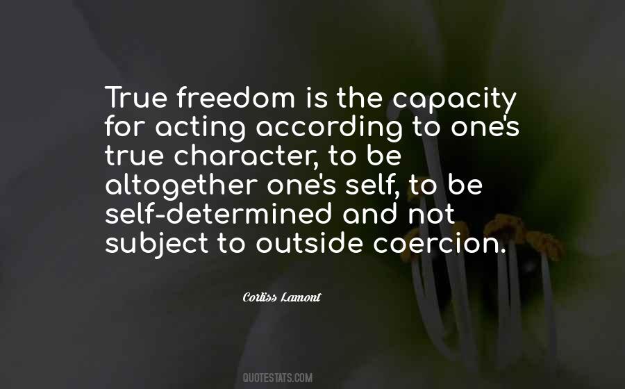 Quotes About Coercion #587388