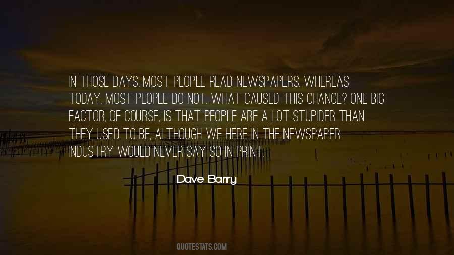 Newspaper Industry Quotes #674195