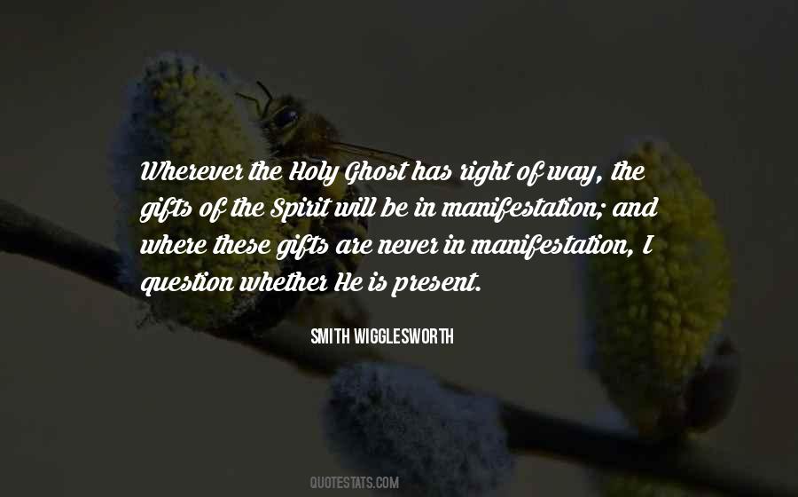 Quotes About Gifts Of The Holy Spirit #951471