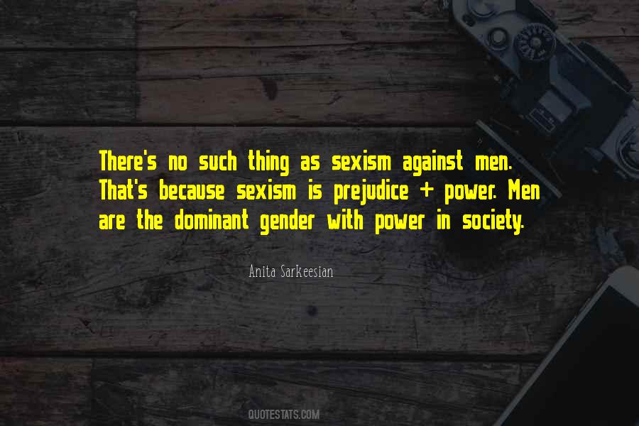 Power Sexism Quotes #463787