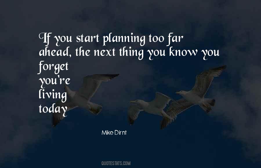 Quotes About Planning #1705019