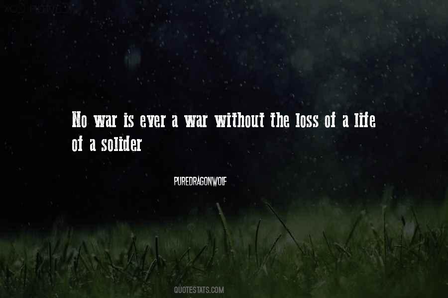 War Loss Quotes #730694