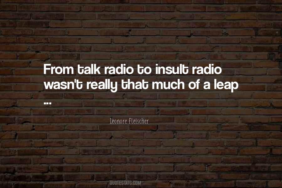Quotes About Radio #1813906