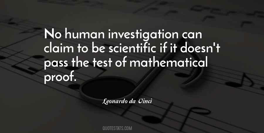 Quotes About Scientific Investigation #50898