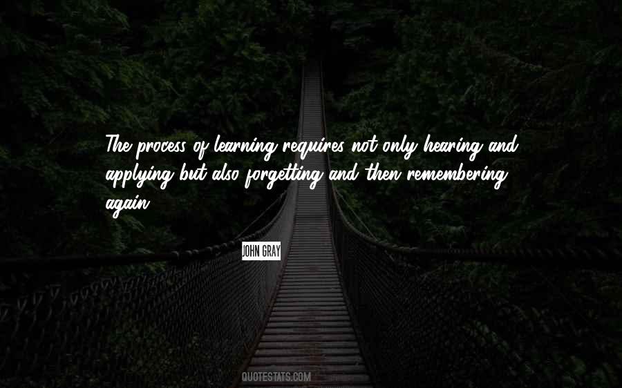 Quotes About Process Of Learning #1871946