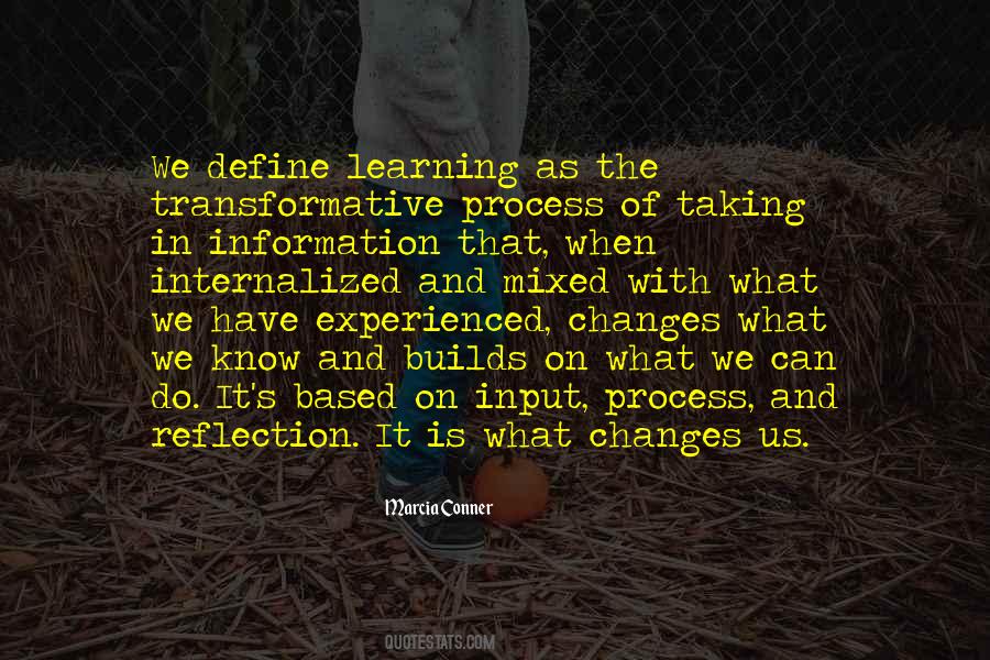 Quotes About Process Of Learning #8985