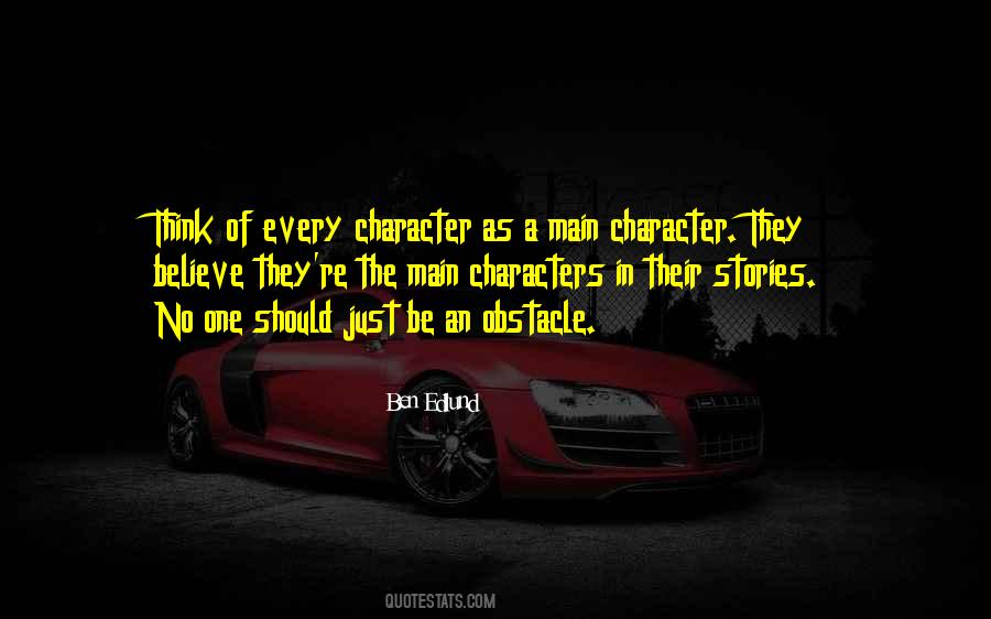 Quotes About Main Characters #357915