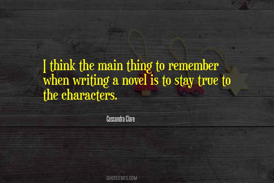 Quotes About Main Characters #893855