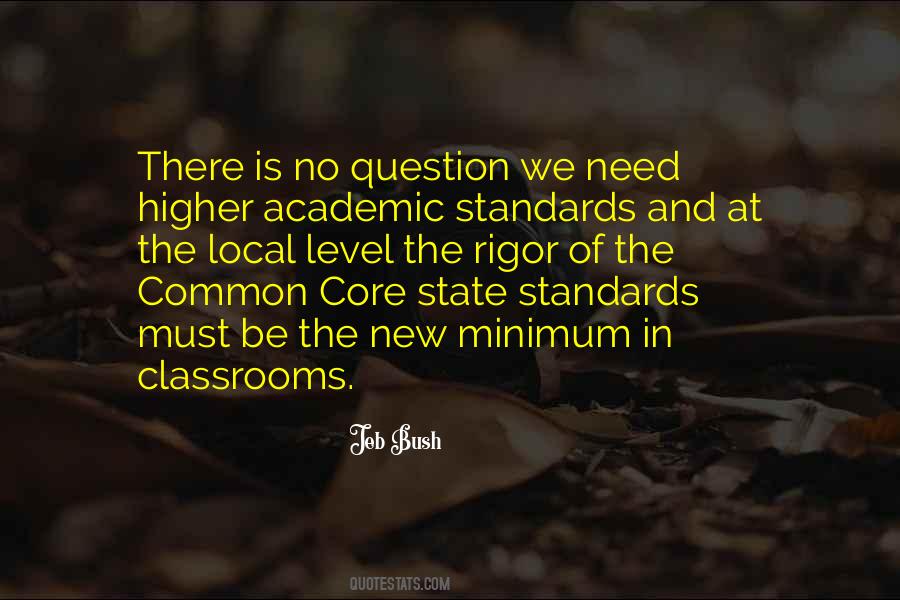 Academic Standards Quotes #698879