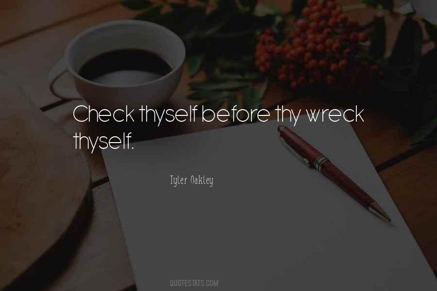 Quotes About Thyself #1244242