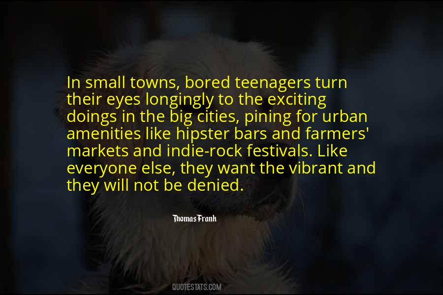 Quotes About Small Towns #117983