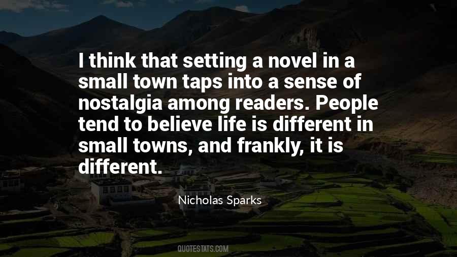 Quotes About Small Towns #1284268