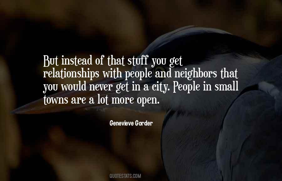 Quotes About Small Towns #1604980