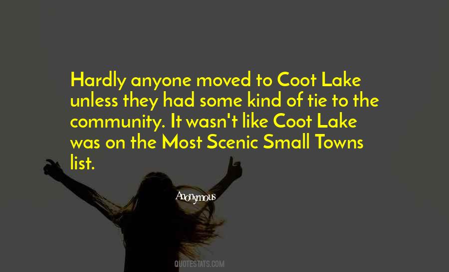 Quotes About Small Towns #1732685