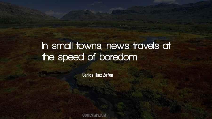 Quotes About Small Towns #73754