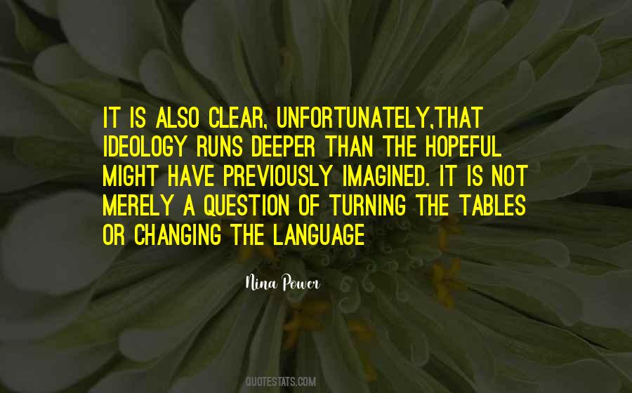Turning Tables Quotes #1479219