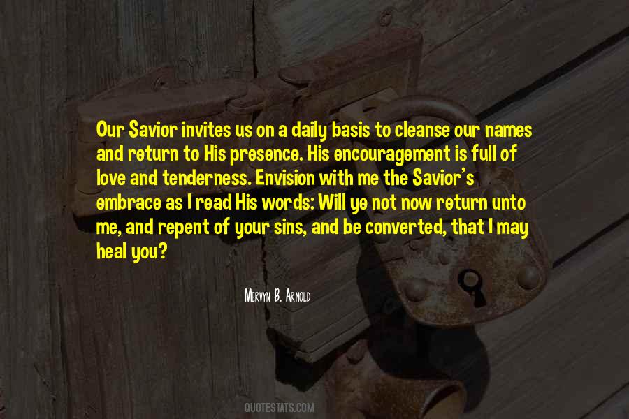 Quotes About Savior #1375401