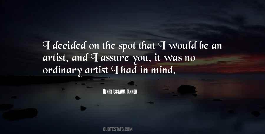 Mind Of An Artist Quotes #108352