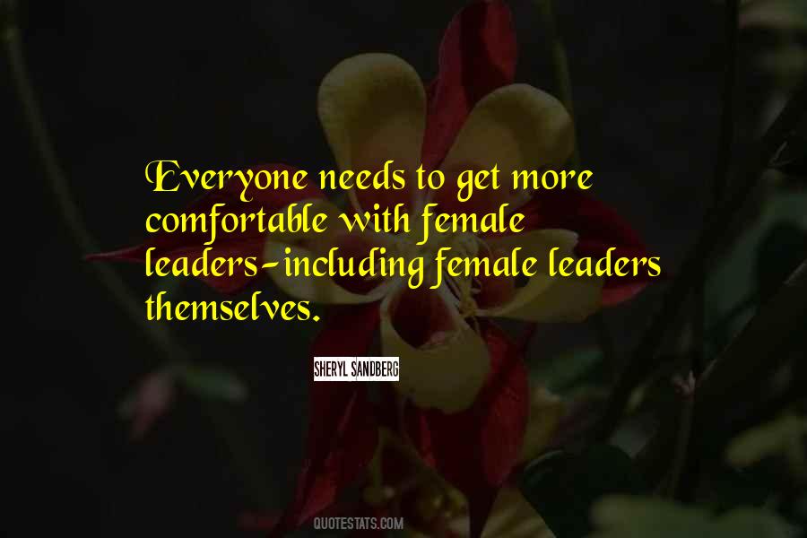 Quotes About Female Leaders #621866