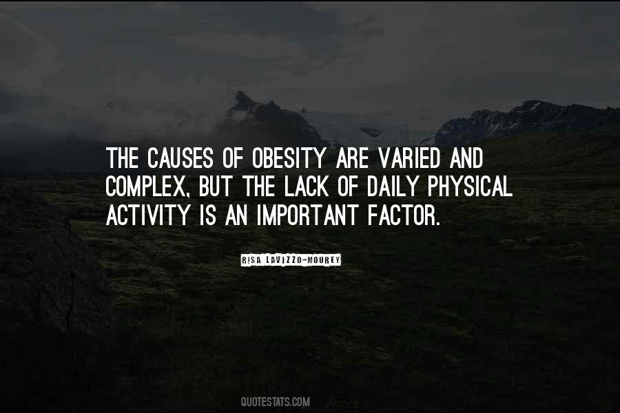 Quotes About Causes Of Obesity #782127