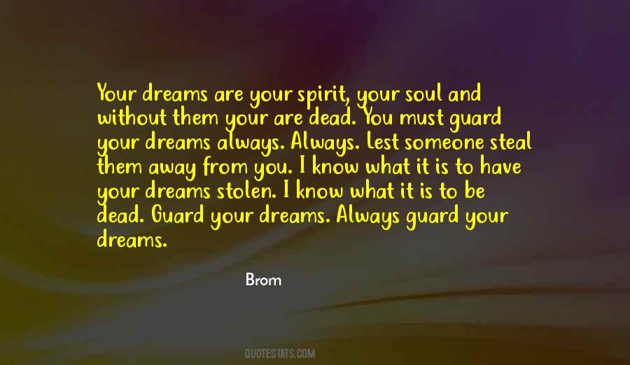 Quotes About Stolen Dreams #638907