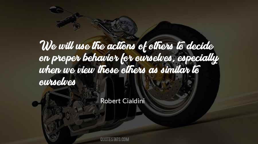 Quotes About Actions Of Others #92235