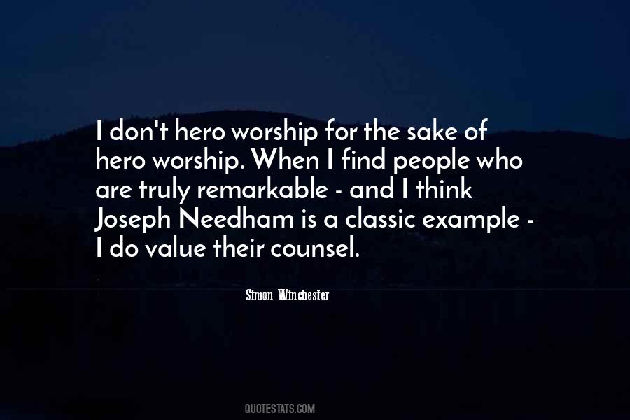 Quotes About Hero Worship #1455832