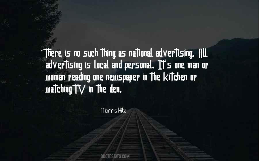 Quotes About Advertising On Tv #1406503