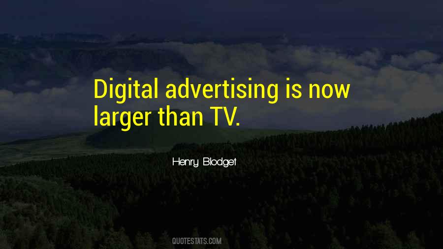 Quotes About Advertising On Tv #1557008