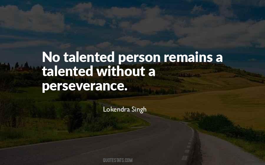 Quotes About Talented Person #1195674