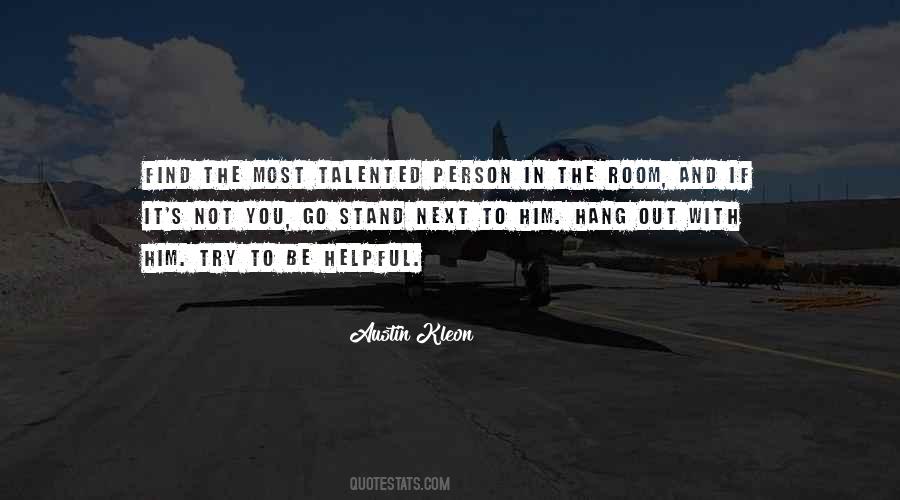 Quotes About Talented Person #657808