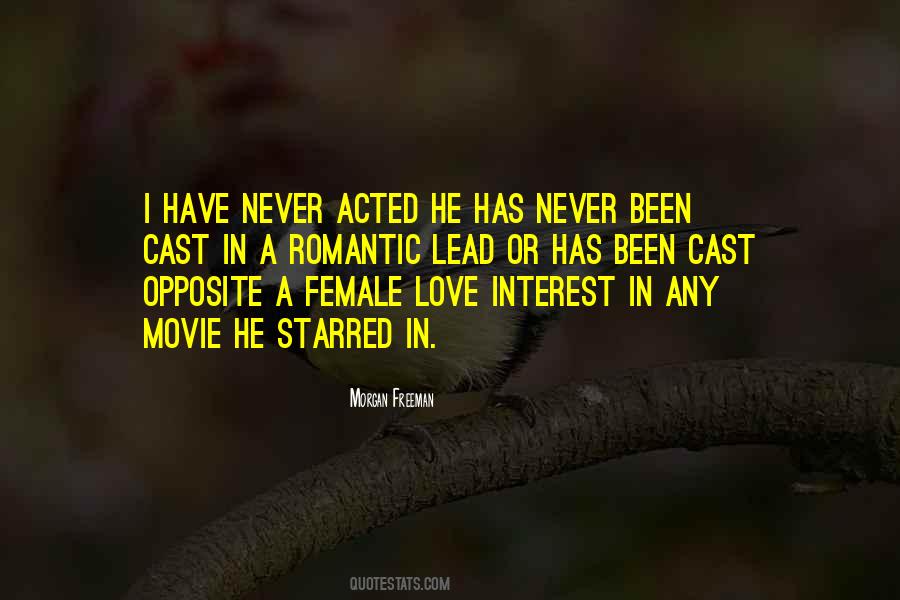 Romantic Interest Quotes #124224