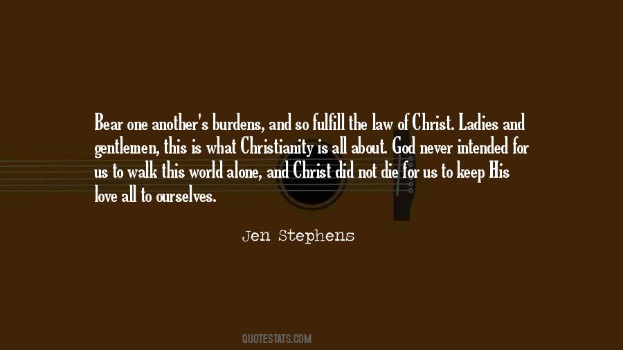Quotes About Christ's Love For Us #10794