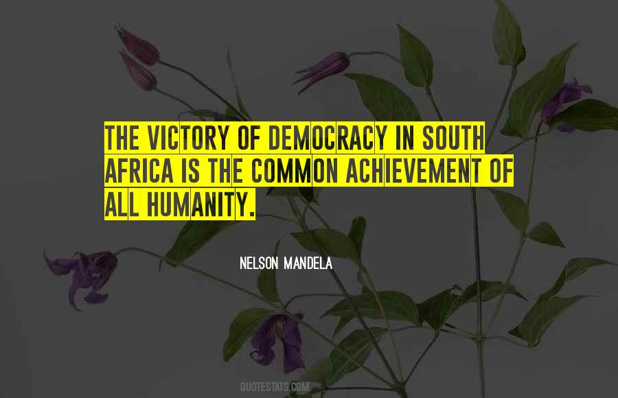 Quotes About Democracy In South Africa #221943