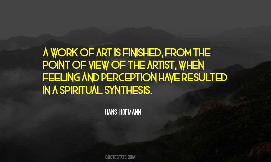 Quotes About Perception Of Art #13524