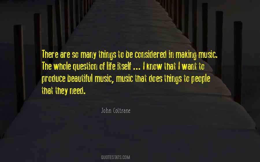 Coltrane Music Quotes #278581