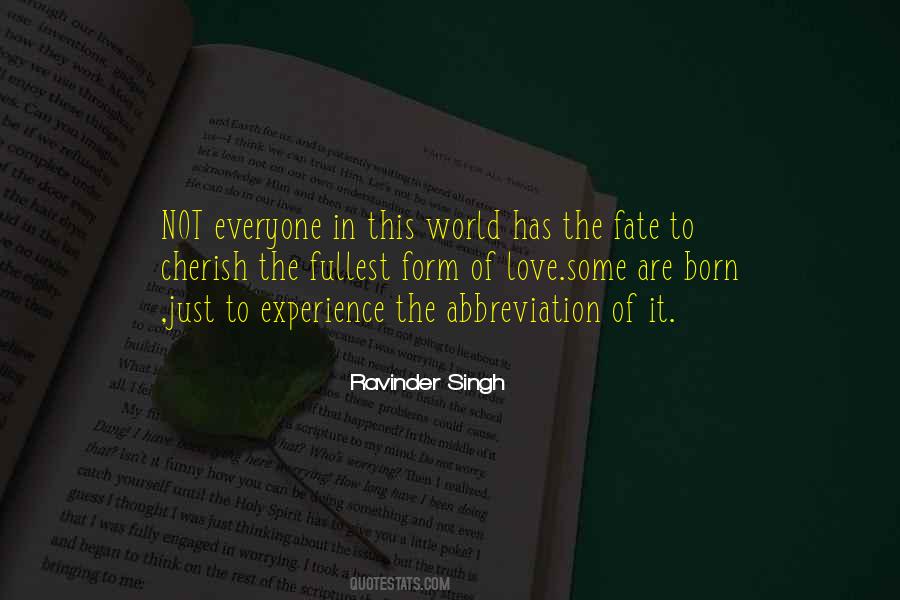 Quotes About The Fate Of Love #119197