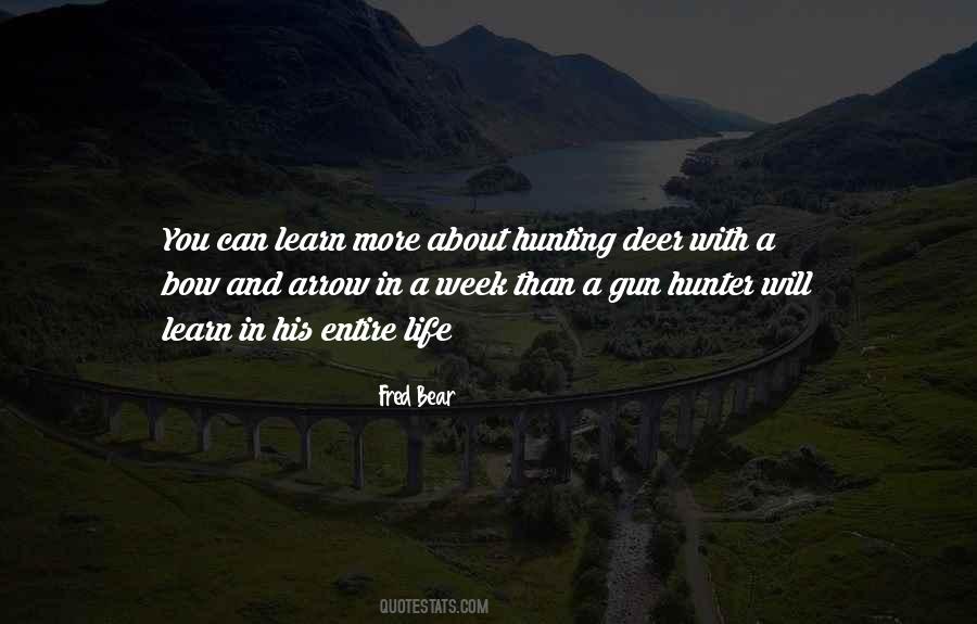 Quotes About Deer Hunting #404533