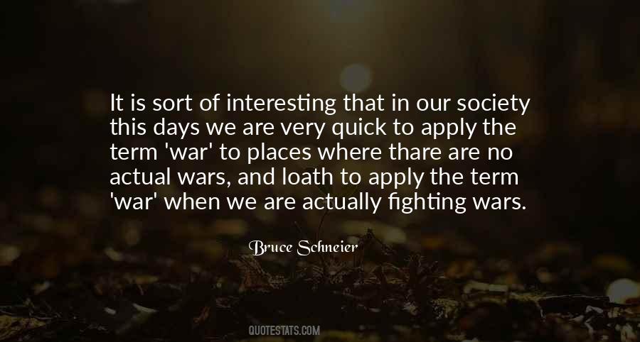 Fighting Wars Quotes #534242