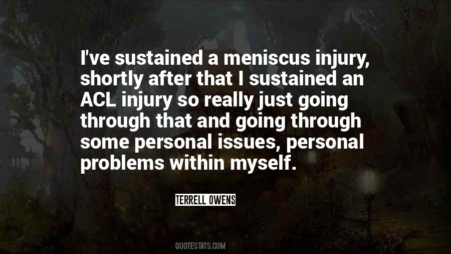 Meniscus Injury Quotes #1398658