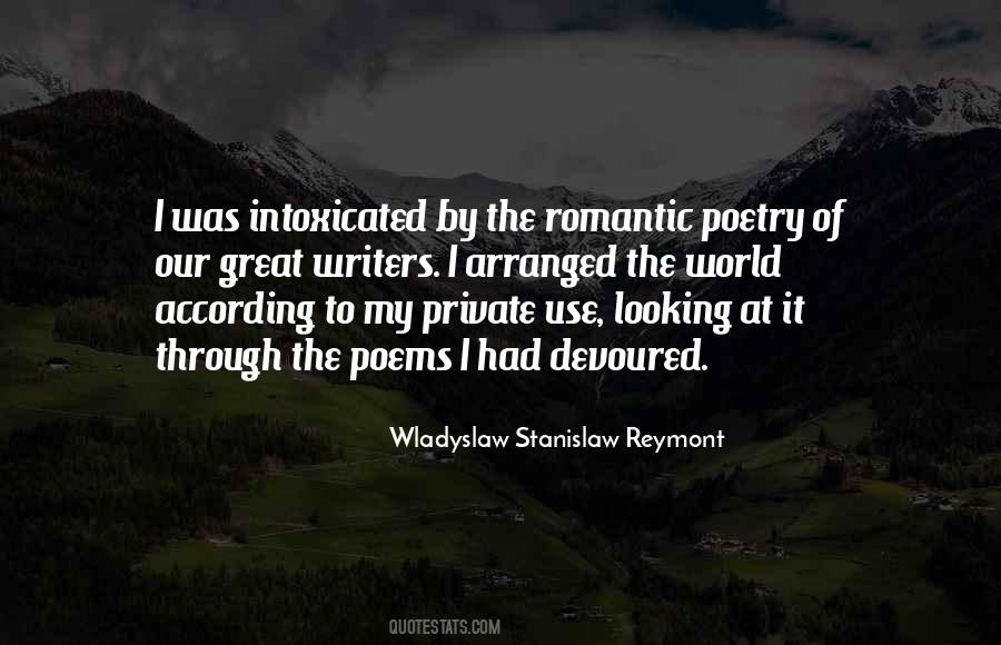 Quotes About Romantic Poems #43488
