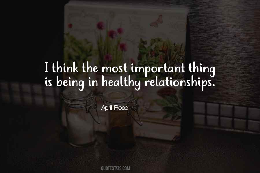 Quotes About Healthy Relationships #1037470