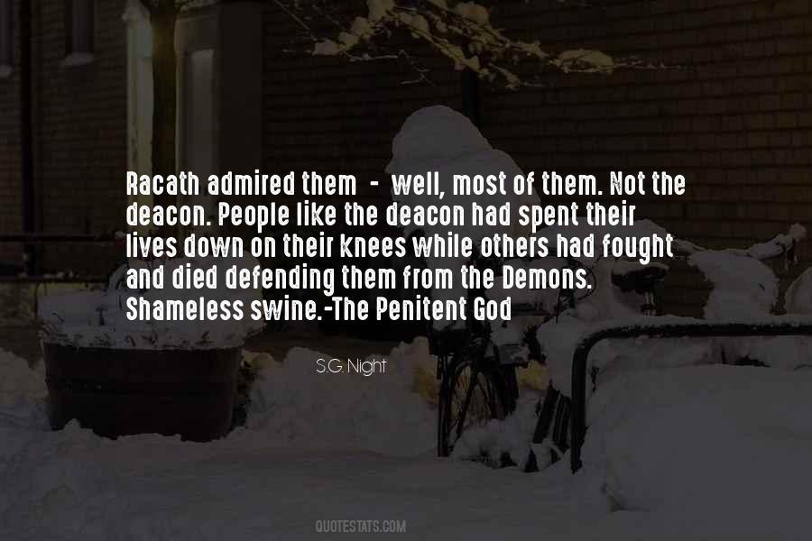 Quotes About Defending God #1113017