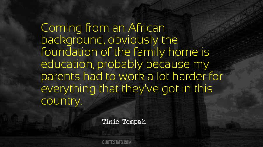 Quotes About Family Background #1160506