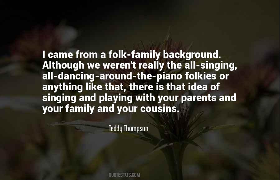 Quotes About Family Background #365289
