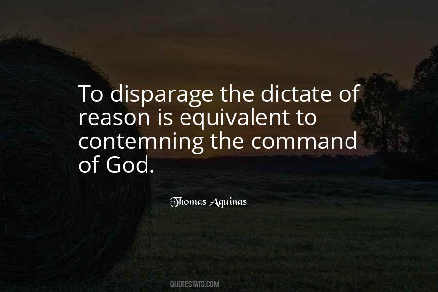 Quotes About Disparage #1243613