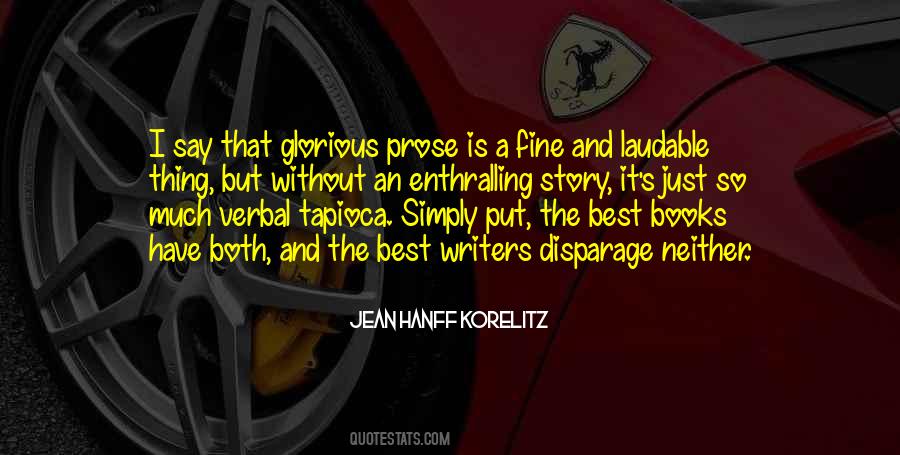 Quotes About Disparage #1581958