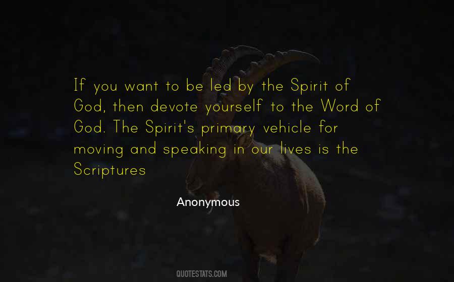 Quotes About The Spirit Of God #1219481